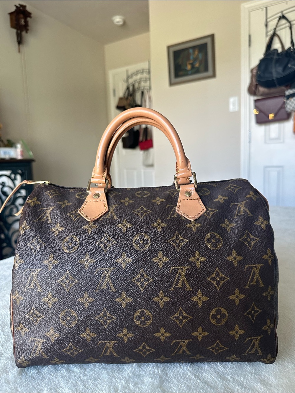 Louis Vuitton Brown Monogram Speedy 30 Handbag - Picture 1 of 16